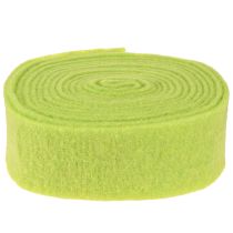 Product Felt ribbon 7.5cm x 5m green