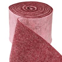 Product Felt ribbon decorative ribbon pink berry wool felt two-tone 15cm 5m