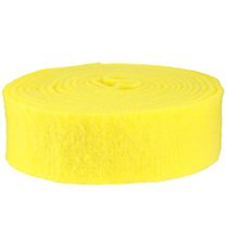 Product Felt Ribbon Yellow Decorative Ribbon Felt 7.5cm 5m