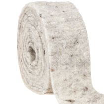Product Felt Ribbon Gray 7.5cm 5m