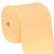 Product Felt ribbon light orange 15cm 5m