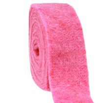 Product Felt ribbon pink 7.5cm 5m