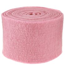 Product Felt ribbon, pot ribbon old pink 15cm 5m