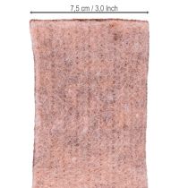 Product Felt ribbon two-tone pot ribbon wool felt ribbon pink red 7.5cm 5m