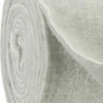 Product Felt ribbon 15cm x 5m two-tone grey, white