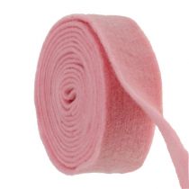 Product Felt ribbon 7.5cm x 5m pink