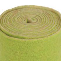 Felt ribbon Franzi wool ribbon wool felt light green 15cm 4m