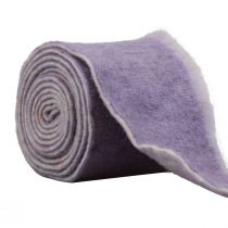 Product Felt ribbon Franzi wool felt wool ribbon purple 2-colored 15cm 4m