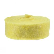 Product Felt ribbon light yellow 7.5cm 5m