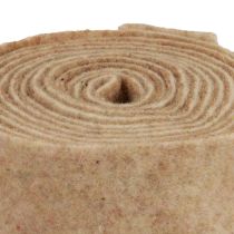 Product Felt ribbon wool ribbon decorative fabric brown beige wool felt 7.5cm 5m