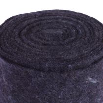 Felt ribbon purple, pot ribbon, wool felt, felt roll 15cm 5m