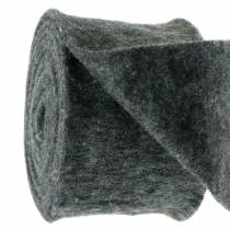 Product Felt Ribbon Dark Grey 15cm 5m