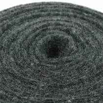 Product Felt Ribbon Dark Grey 15cm 5m