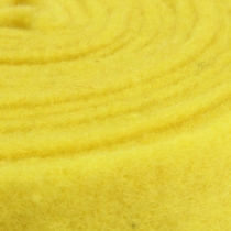 Product Felt Ribbon Yellow Decorative Ribbon Felt 7.5cm 5m