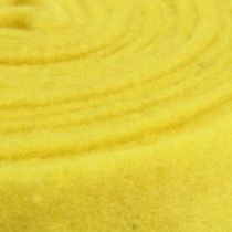 Product Felt ribbon yellow deco ribbon felt 7.5cm 5m