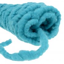 Product Felt cord fleece Mirabell 25m turquoise