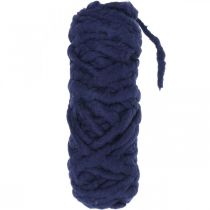 Product Felt cord fleece Mirabell 30m dark purple