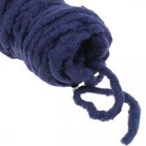 Product Felt cord fleece Mirabell 30m dark purple