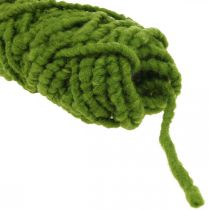 Product Felt cord fleece Mirabell dark green 25m