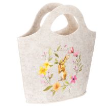 Product Felt bag with adorable Easter bunny, suitable for spring and summer, 27cm, 4 pieces