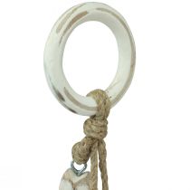 Product Fish made of mango wood for hanging Shabby Chic 19.5/15.5/10cm