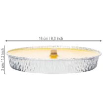 Product Citronella scented candle against insects, flame bowl perfect for balconies, terraces and picnics, 16cm