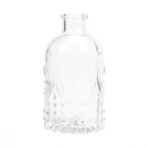 Decorative bottles mini vases glass candlesticks H12.5cm 6pcs
