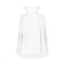 Product Decorative Bottles Candle Holders Mini Vases Glass H11cm 6 Pcs