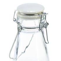 Product Bottle decoration glass bottle with cap Ø8cm 24cm