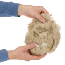 Product Natural Beige Sheep Wool Loose for Crafting and Decorating 250g