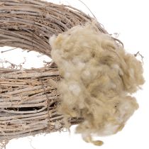 Product Natural Beige Sheep Wool Loose for Crafting and Decorating 250g