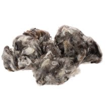 Product Natural Grey Sheep Wool for Crafting and Decoration, 250g Loose