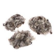 Product Natural Grey Sheep Wool for Crafting and Decoration, 250g Loose
