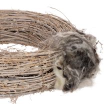 Product Natural Grey Sheep Wool for Crafting and Decoration, 250g Loose