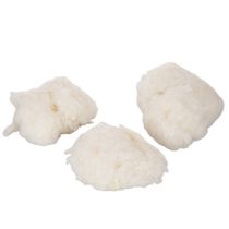 Product Natural Sheep Wool Loose White Blend 250g for Crafting and Home Décor