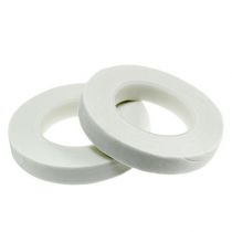 Floral Tape flower ribbon white 13mm 2pcs