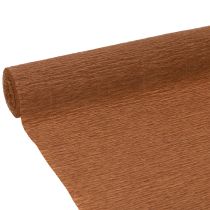 Product Crepe Paper Roll Brown 50cm x 250cm for Crafting and Floral Decorations