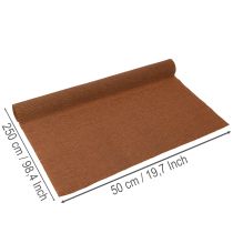 Product Crepe Paper Roll Brown 50cm x 250cm for Crafting and Floral Decorations