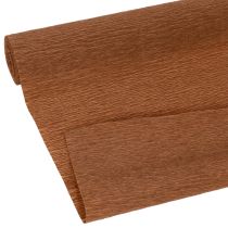 Product Crepe Paper Roll Brown 50cm x 250cm for Crafting and Floral Decorations