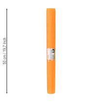 Product Florist crepe paper light orange 50x250cm