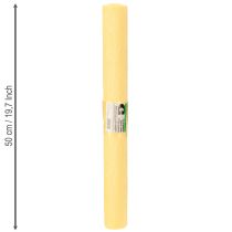Product Florist crepe paper pastel yellow 50x250cm