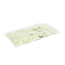 Product Foam Rose Ø6cm Cream 27 pcs