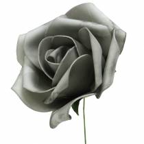 Product Foam Rose Grey Ø15cm 4 pcs