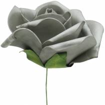 Product Foam Rose Grey Ø15cm 4 pcs