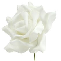 Product Foam rose white Ø15cm 4pcs