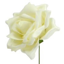 Product Foam Roses Cream Ø15cm 4 pcs