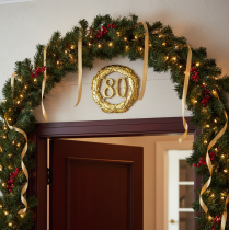 Product Anniversary number 80 in gold Ø40cm