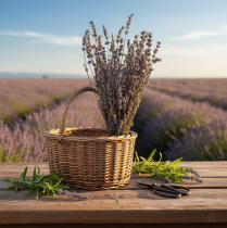 Product Dried lavender, fragrant dried flowers, 35-40cm, 100g