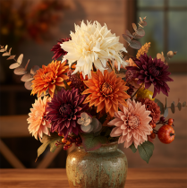 Product Artificial dahlia cream 25.5cm 3pcs