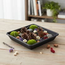 Product Coaster Lara square 20cm x 20cm anthracite 1 pc